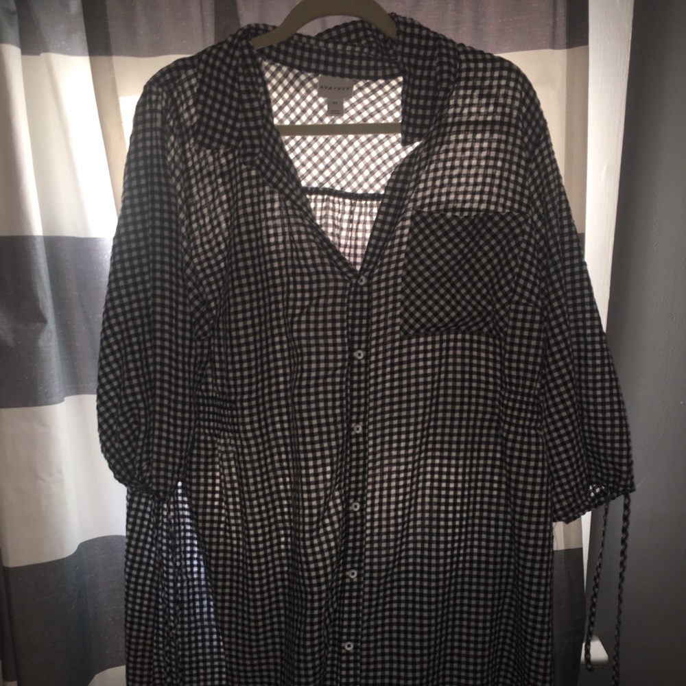 Checker summer dress